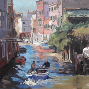 scenic oil painting