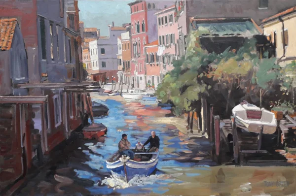 scenic oil painting