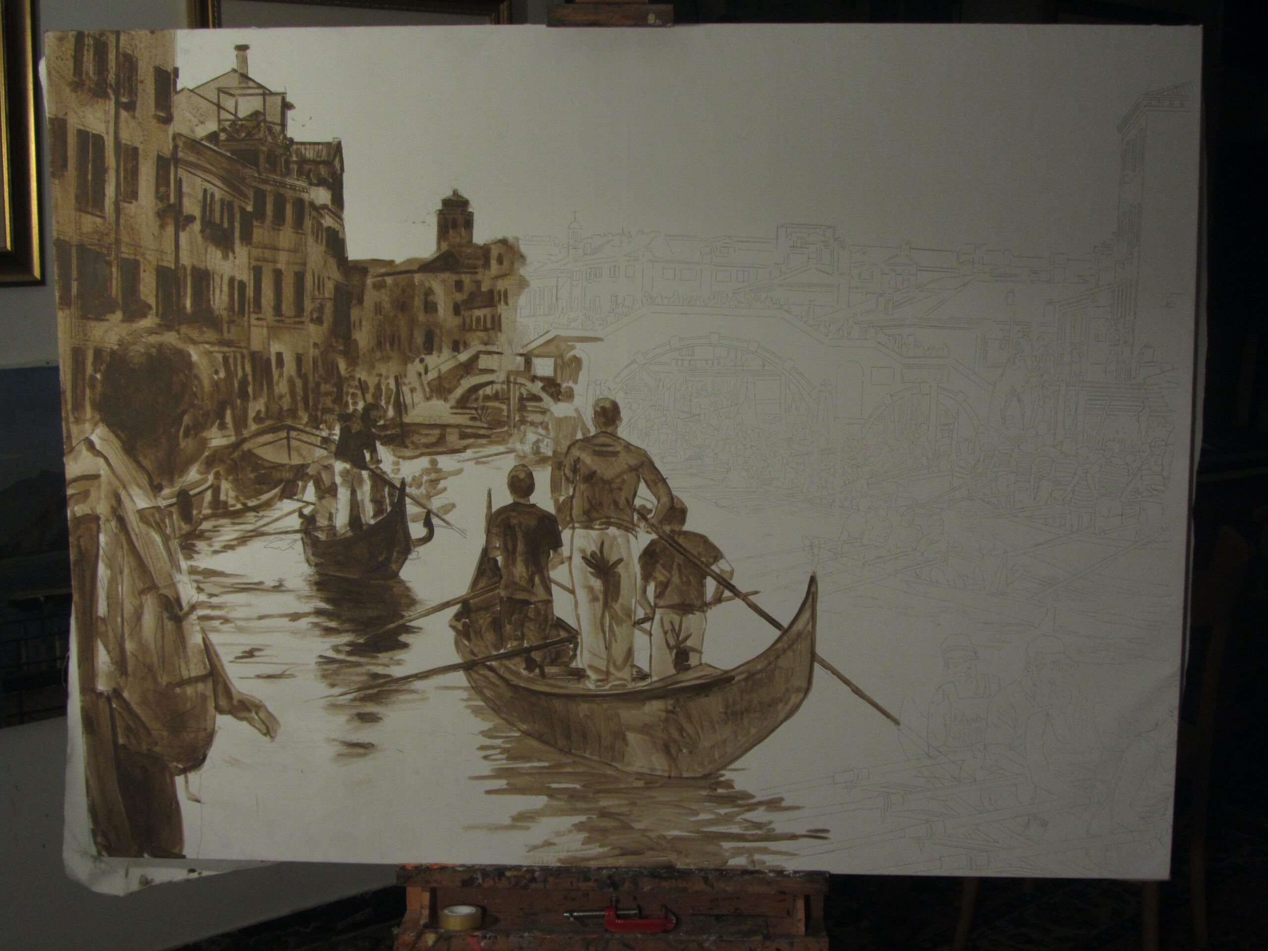 scenic oil painting
